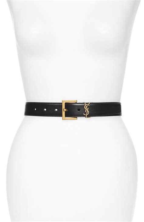 ysl belt logo|saint laurent belts for women.